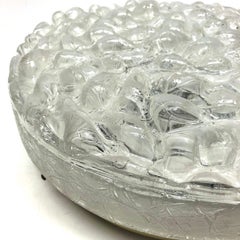 Große Einbaubeleuchtung aus organischem Blasenmuster aus Glas von Doria, Moderne der Mitte des Jahrhunderts