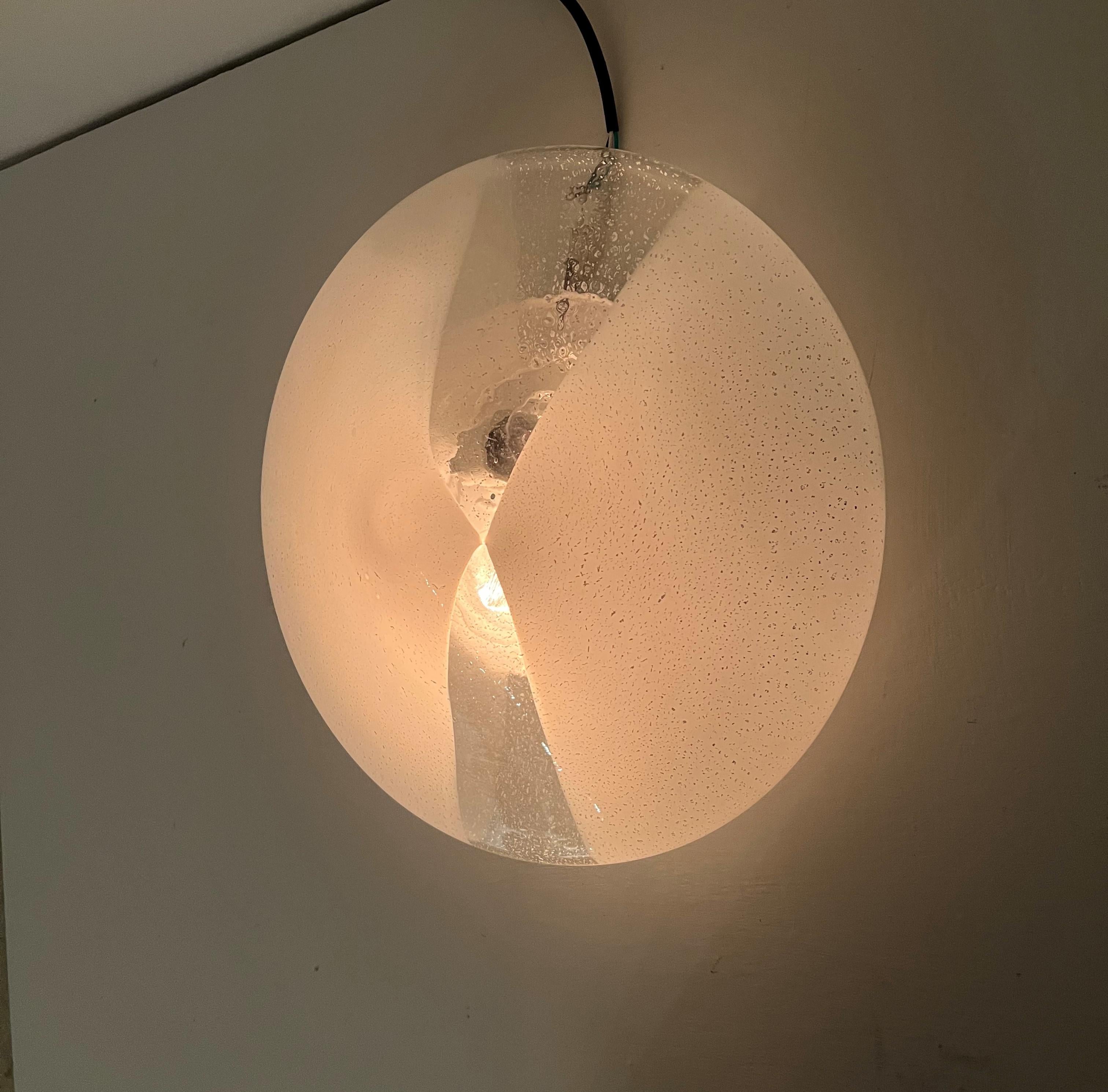 Gran empotrable o apliques modernos de mediados de siglo, cristal de Murano ca. 1970 en venta 11