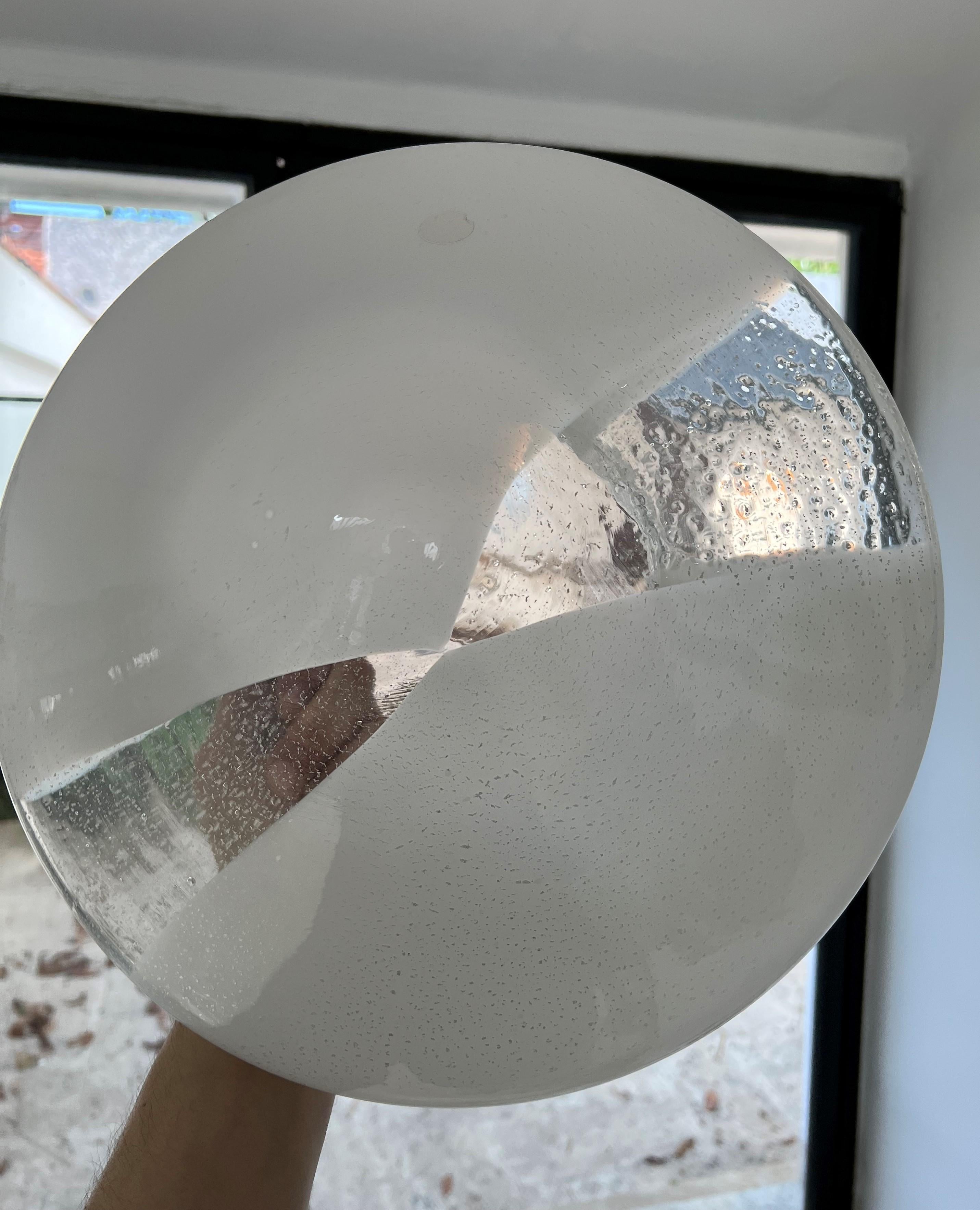 Gran empotrable o apliques modernos de mediados de siglo, cristal de Murano ca. 1970 en venta 12