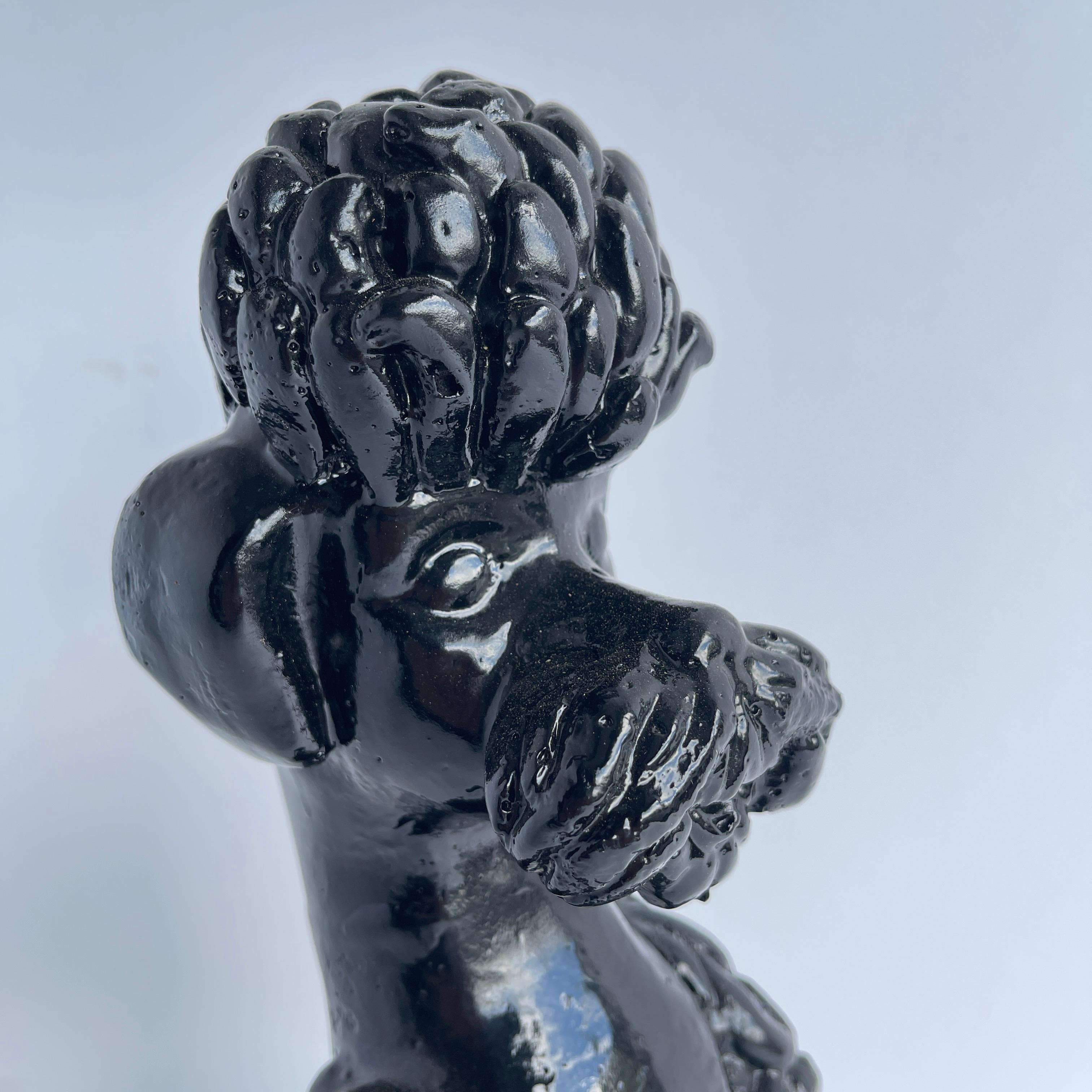 British Large Mid-Century Modern Garden Poodle Statue
