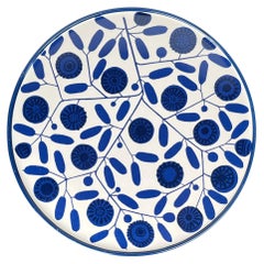 Large Mid-Century Modern German Ceramic Stockholm Series Plate Melitta, 1960s