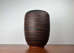 Große Vase aus deutscher Studio Pottery aus der Jahrhundertmitte von Rudi Stahl, 1960er Jahre