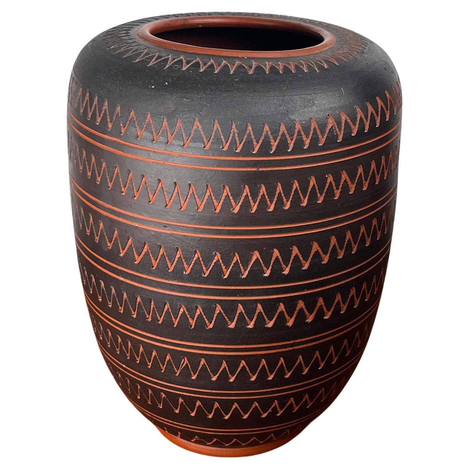 Large Mid-Century Modern German Studio Pottery Vase from Rudi Stahl, 1960s