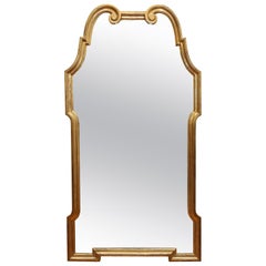 Vintage Large Mid-Century Modern Giltwood Mirror