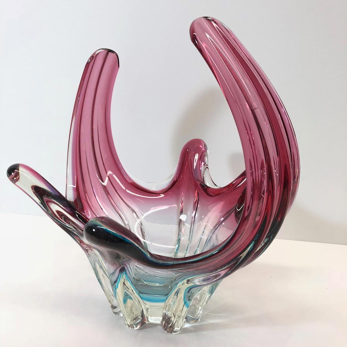mid century art glass