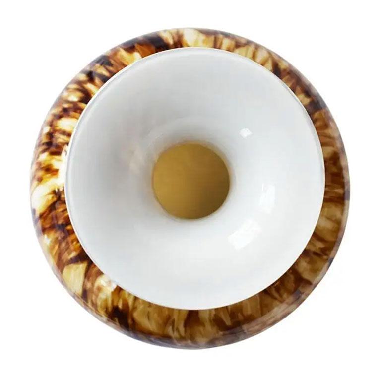 tortoise shell vase