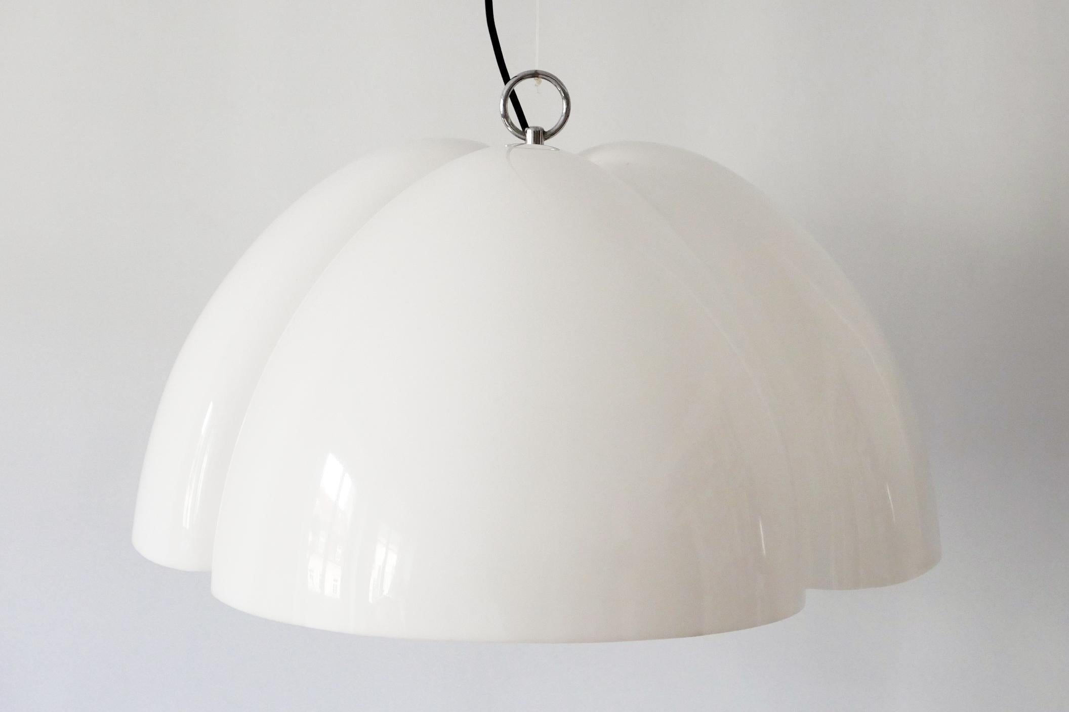 Large Mid-Century Modern Pendant Lamp Tricena I by Ingo Maurer for Design M 1968 4