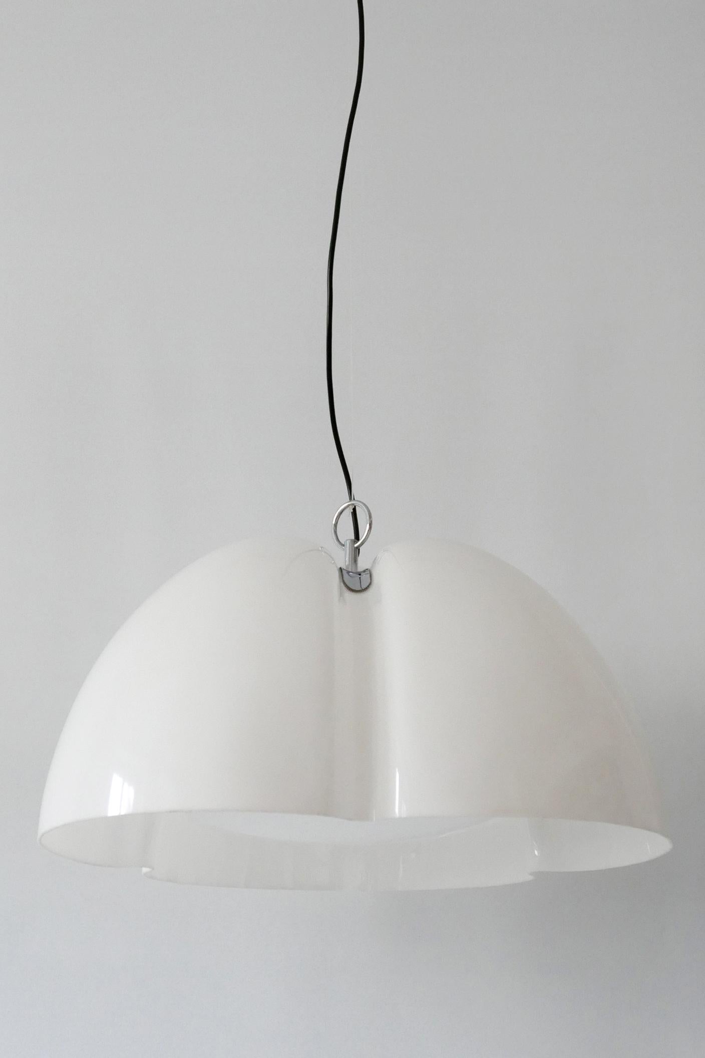 Large Mid-Century Modern Pendant Lamp Tricena I by Ingo Maurer for Design M 1968 8