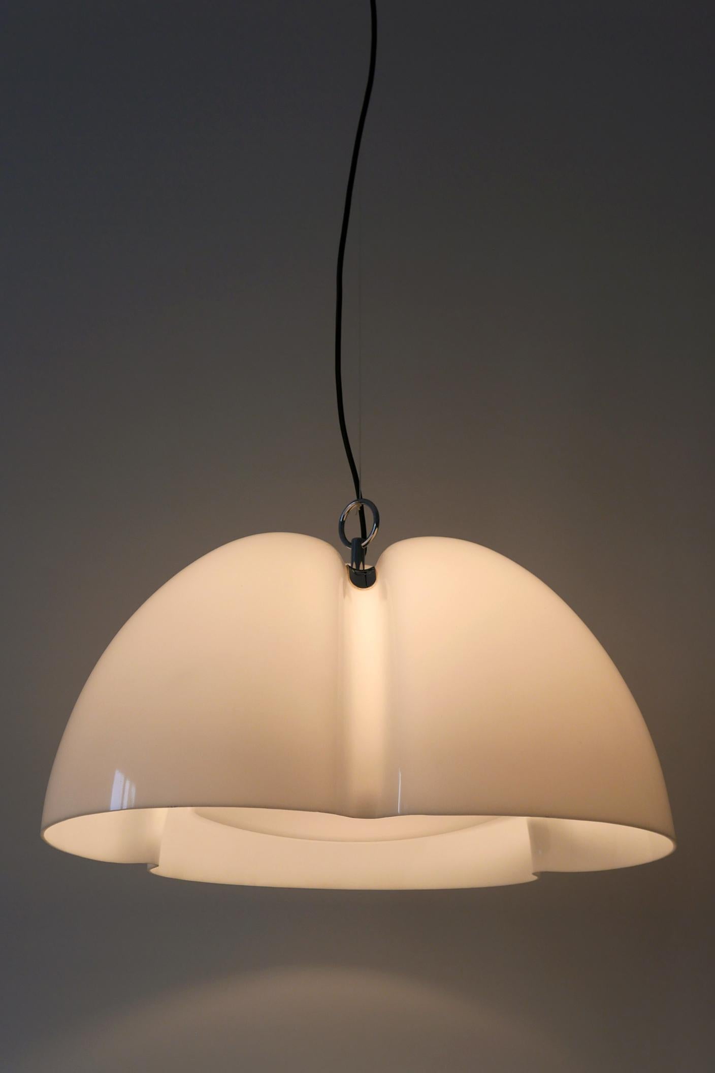 Large Mid-Century Modern Pendant Lamp Tricena I by Ingo Maurer for Design M 1968 9