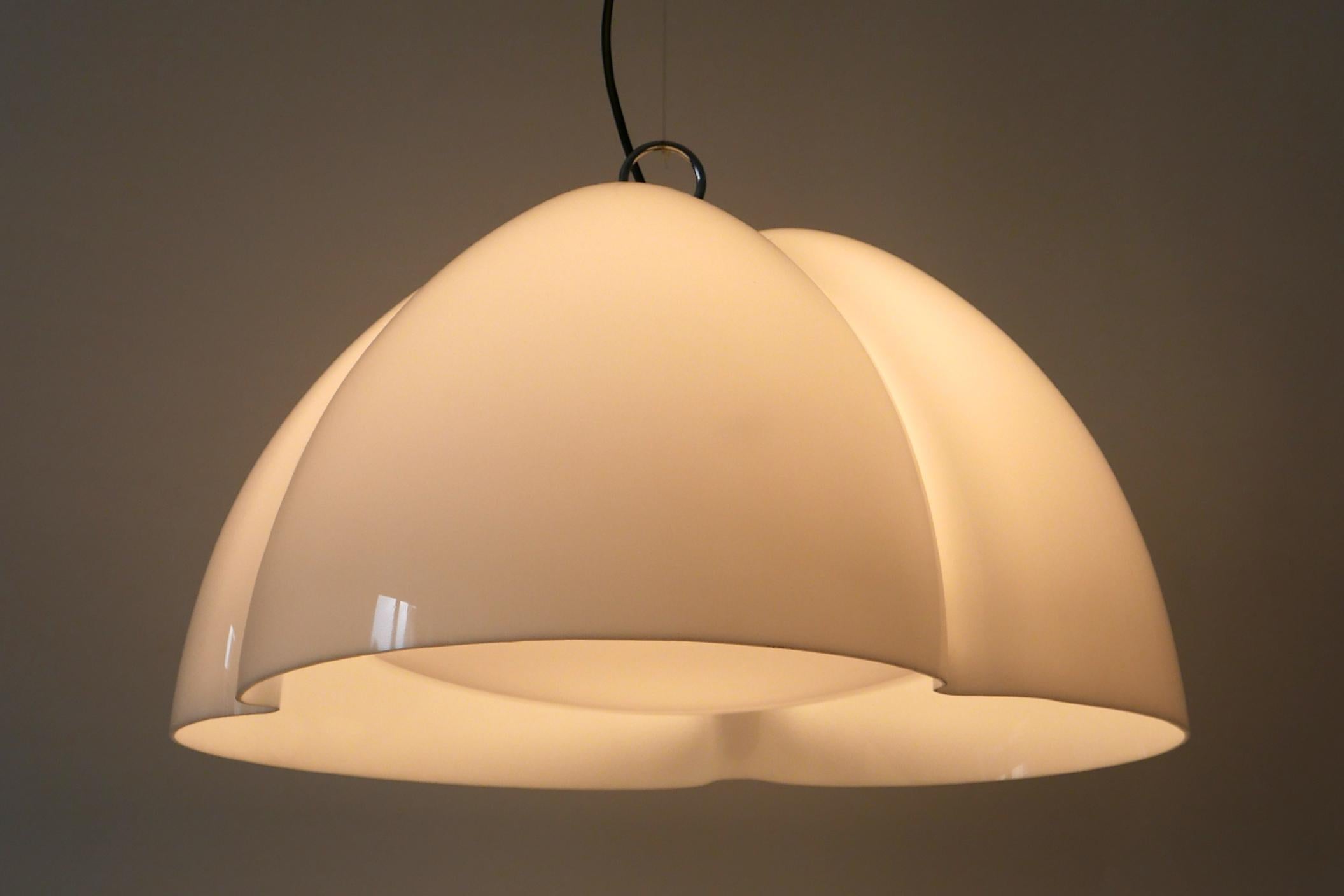 Large Mid-Century Modern Pendant Lamp Tricena I by Ingo Maurer for Design M 1968 11