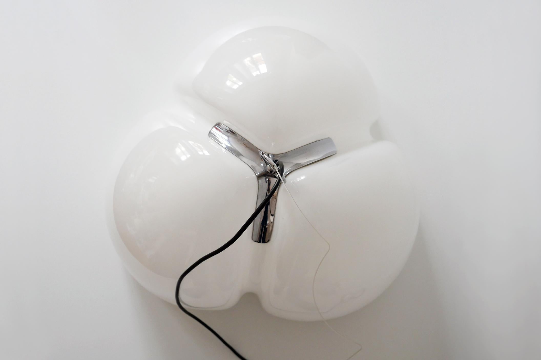 Large Mid-Century Modern Pendant Lamp Tricena I by Ingo Maurer for Design M 1968 13