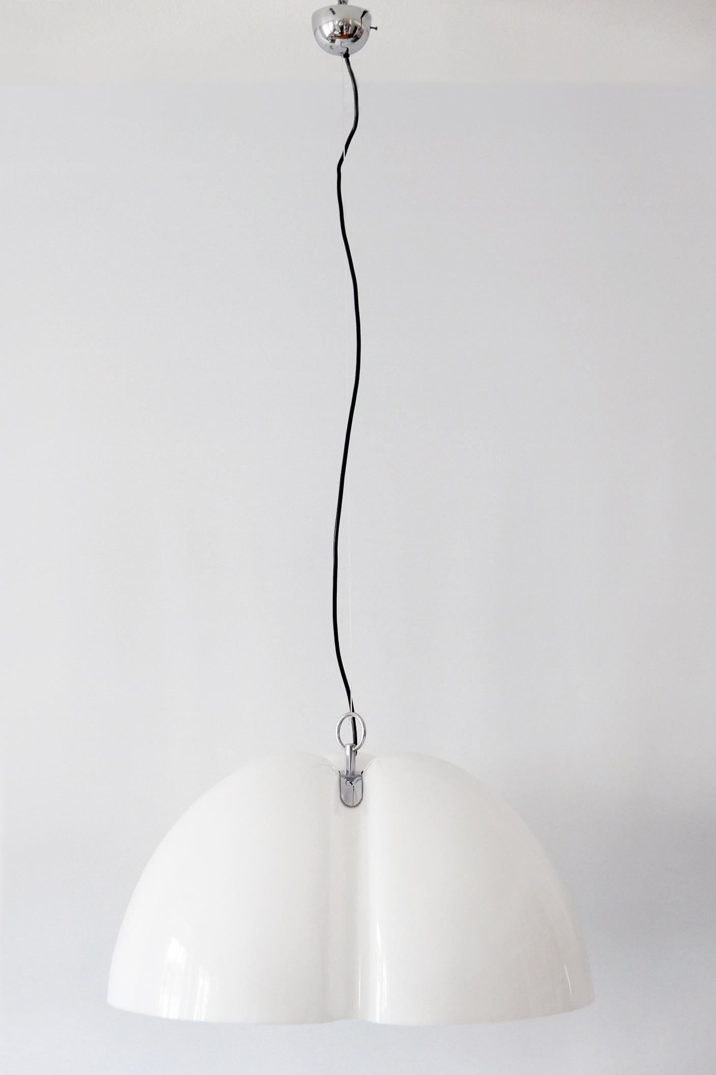 Large Mid-Century Modern Pendant Lamp Tricena I by Ingo Maurer for Design M 1968 In Good Condition In Munich, DE