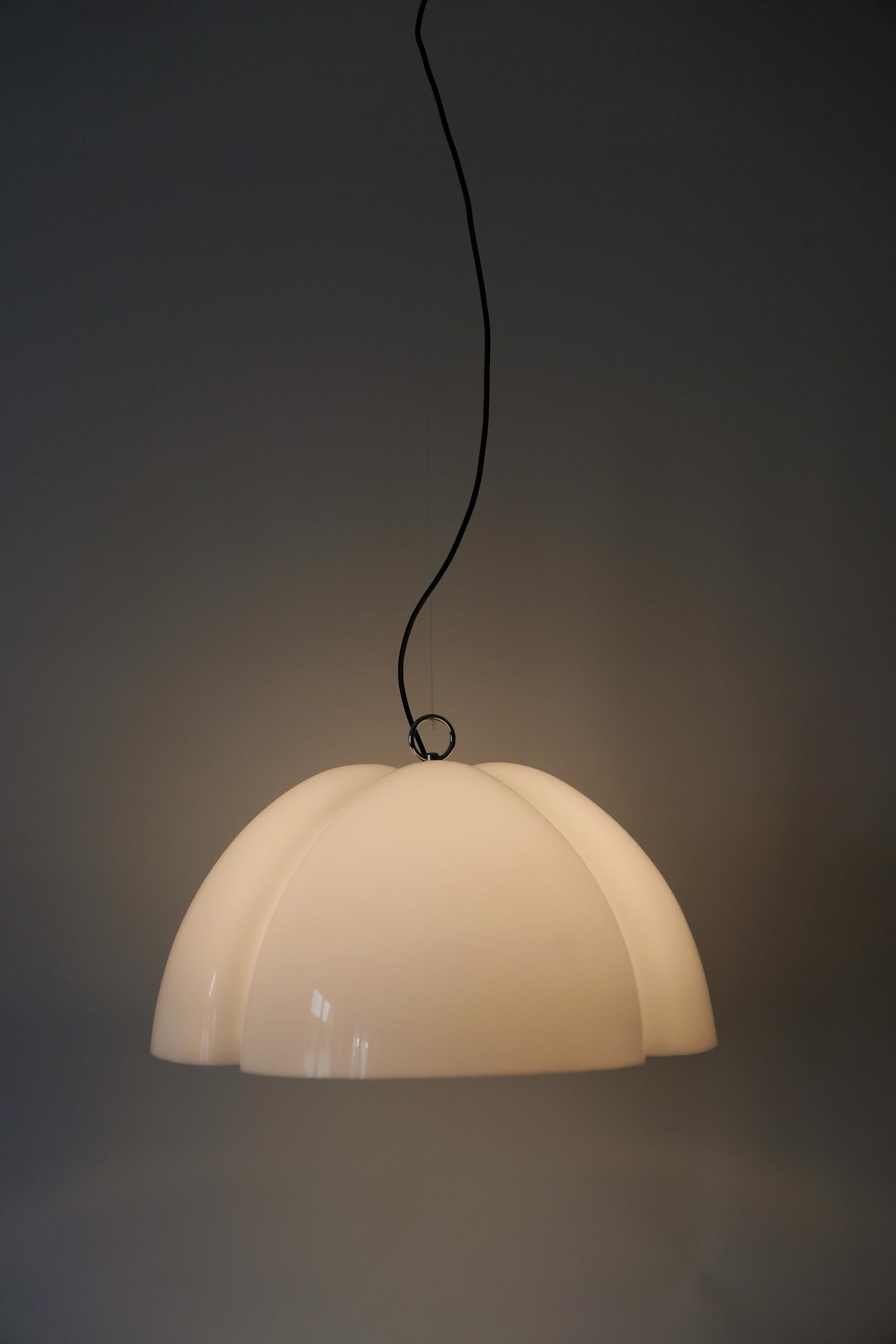 Large Mid-Century Modern Pendant Lamp Tricena I by Ingo Maurer for Design M 1968 2
