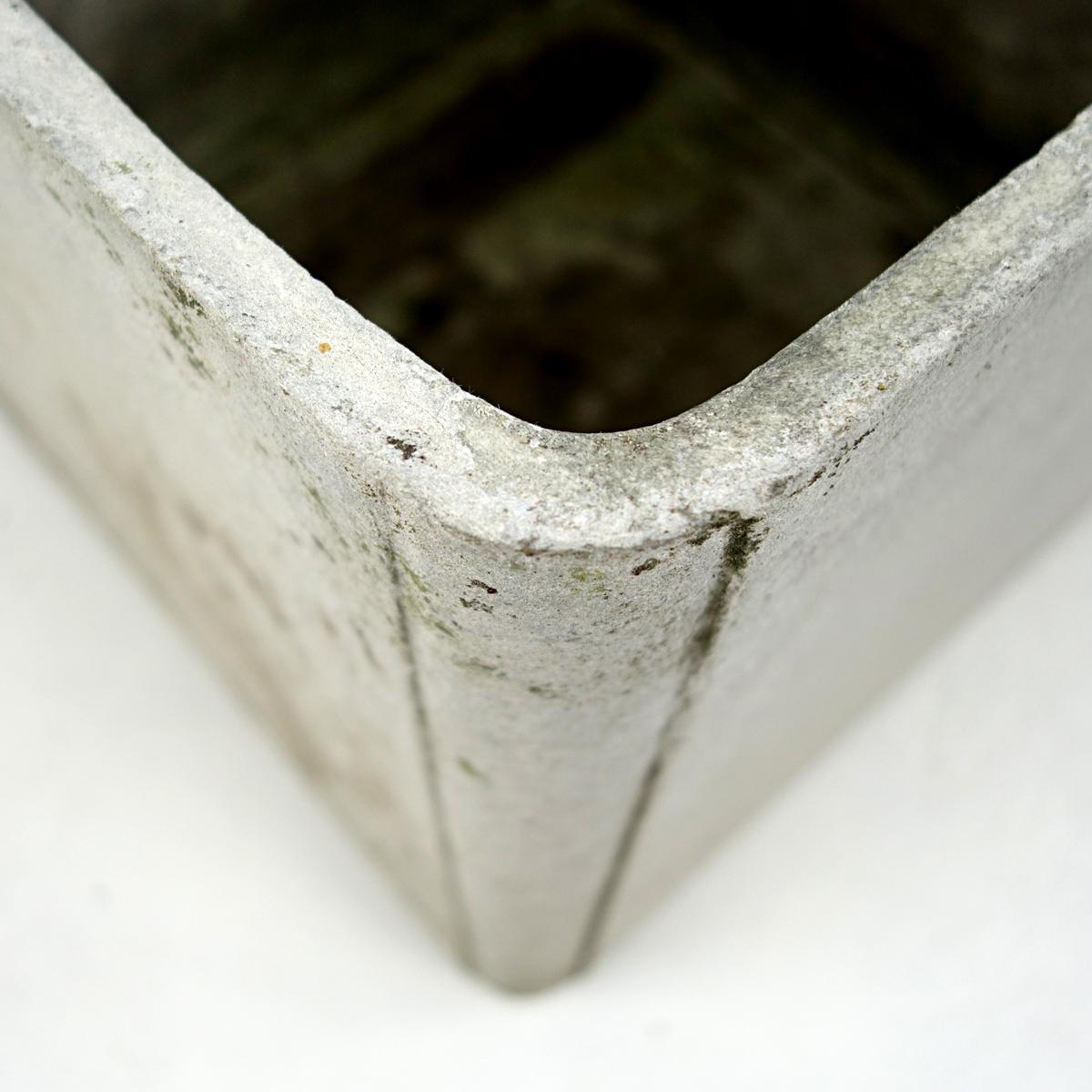 Concrete Large Mid-Century Modern Planter Jardiniere by Willy Guhl for Eternit For Sale