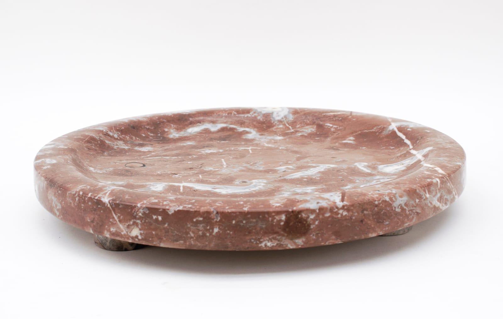 red marble tray