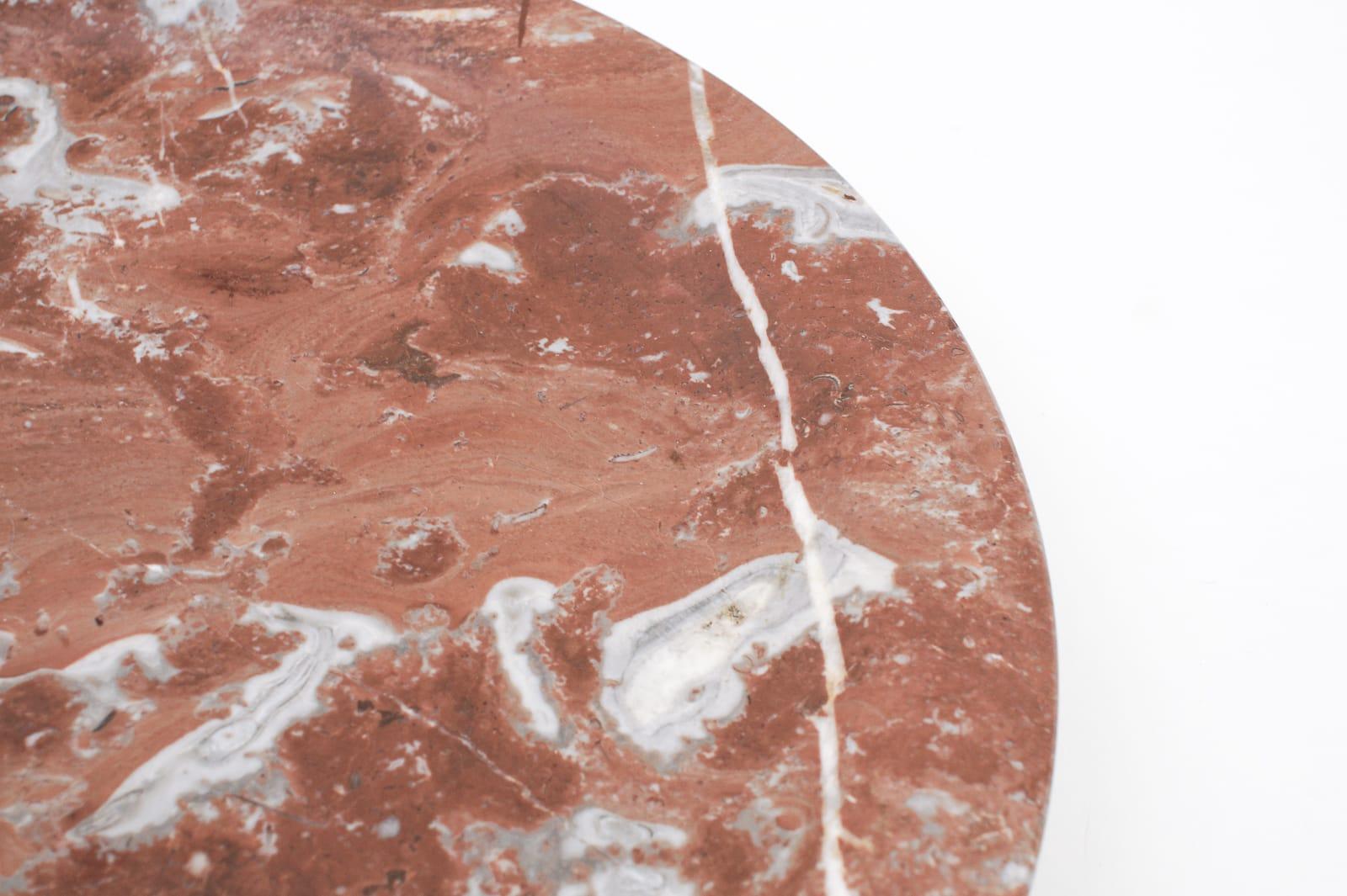 Milieu du XXe siècle Grand plateau en marbre rouge italien, moderne du milieu du siècle dernier, années 1960 en vente