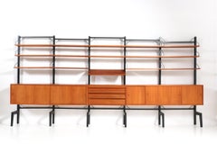 Large Mid-Century Modern Royal Free Standing Wall Unit by Poul Cadovius, 1960s