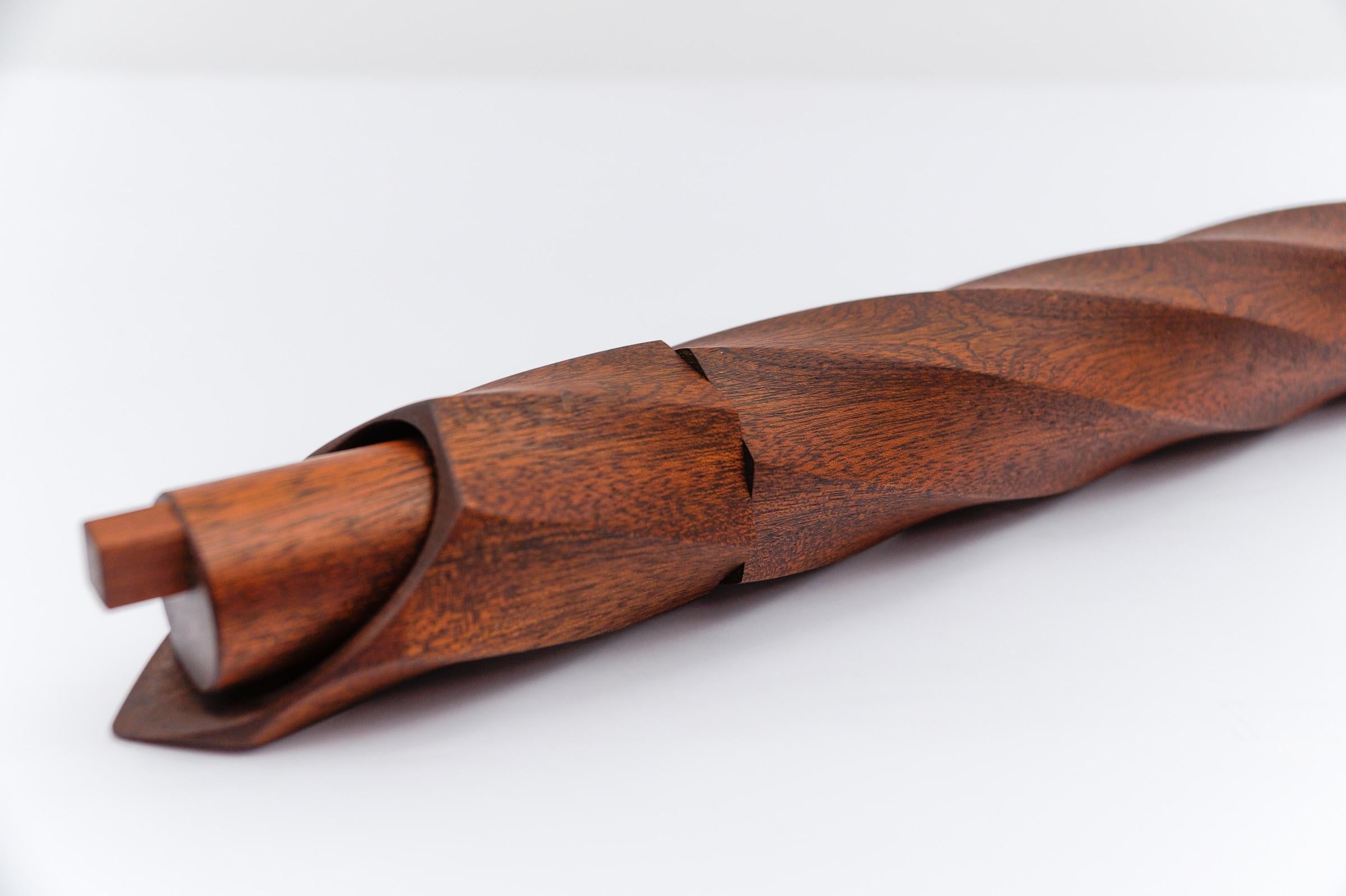 Große skandinavische Pfeffermühle aus Teakholz, 1960er Jahre, Dänemark, Mid-Century Modern im Angebot 6