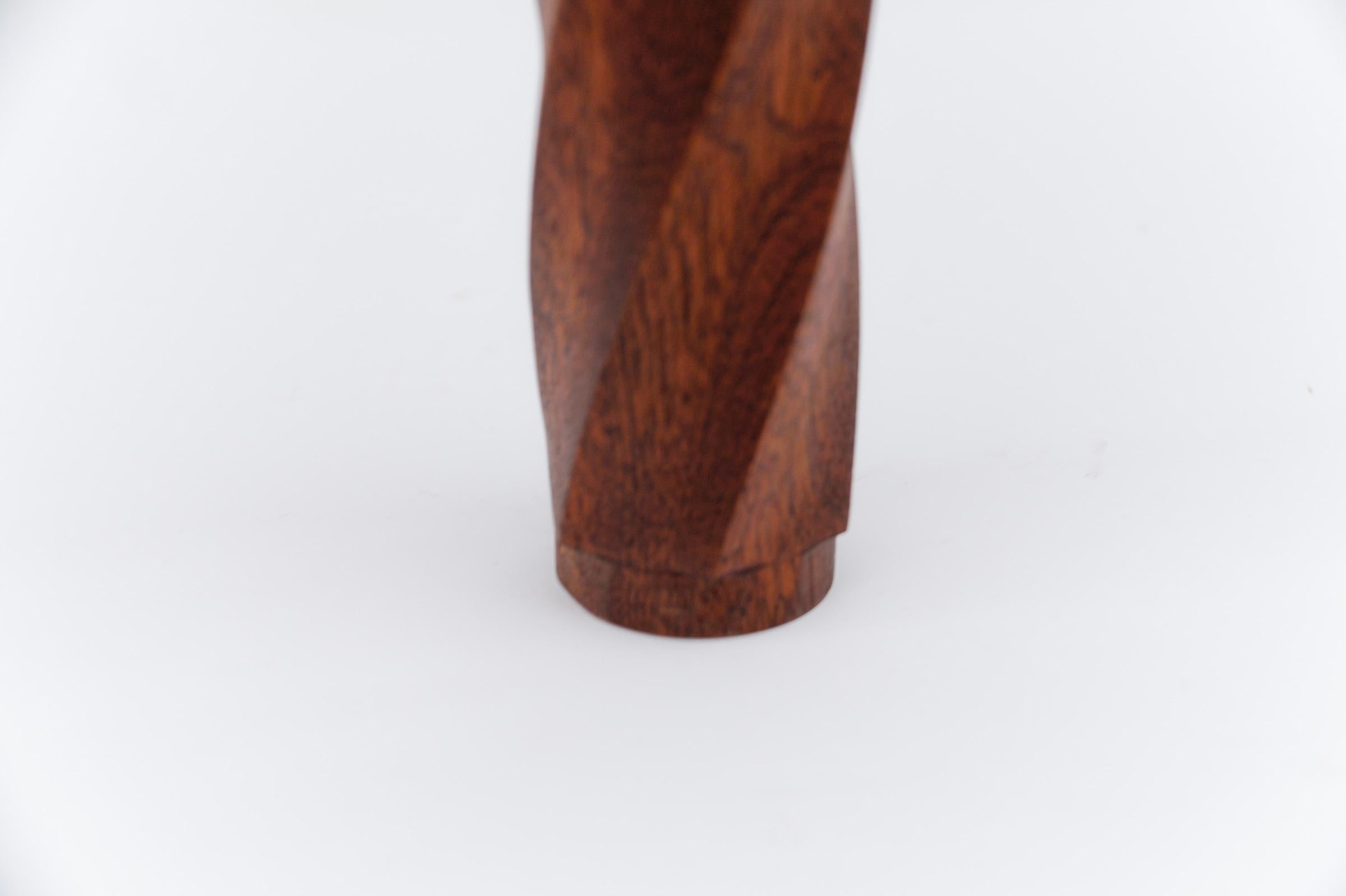 Große skandinavische Pfeffermühle aus Teakholz, 1960er Jahre, Dänemark, Mid-Century Modern im Angebot 1