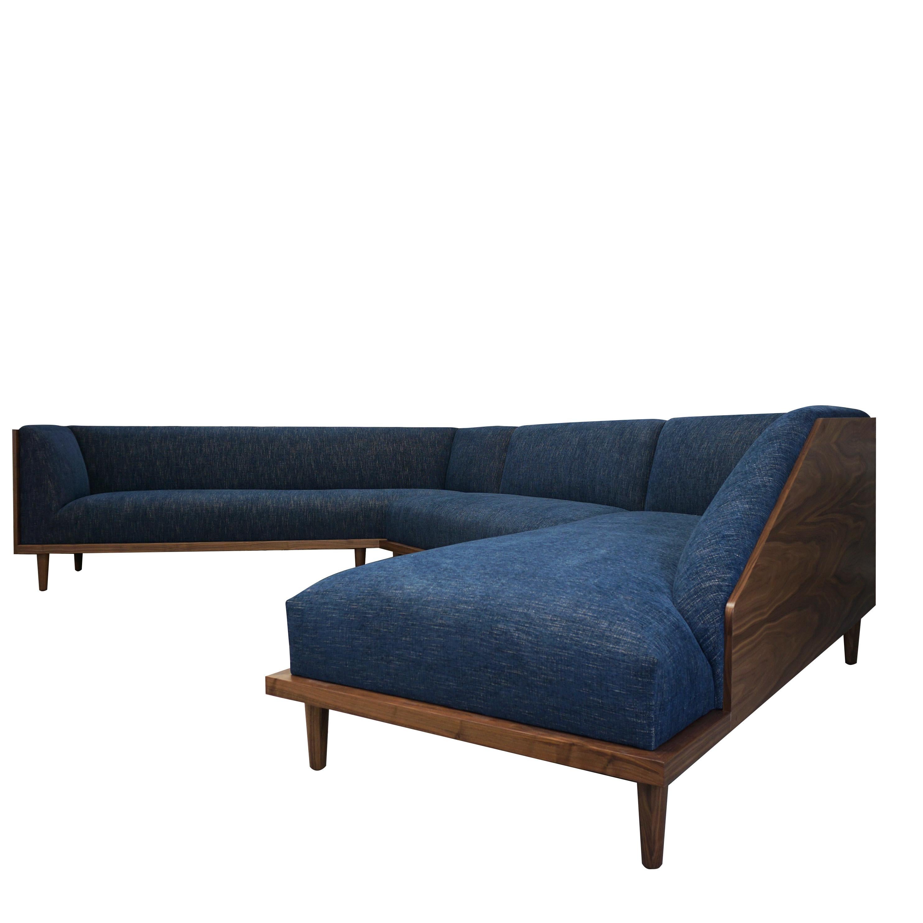 mid century modern sectional sofa