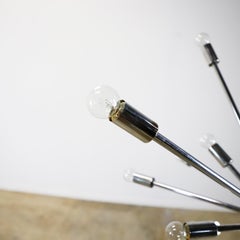 Large Mid-Century Modern Sputnik Ceiling Lamp