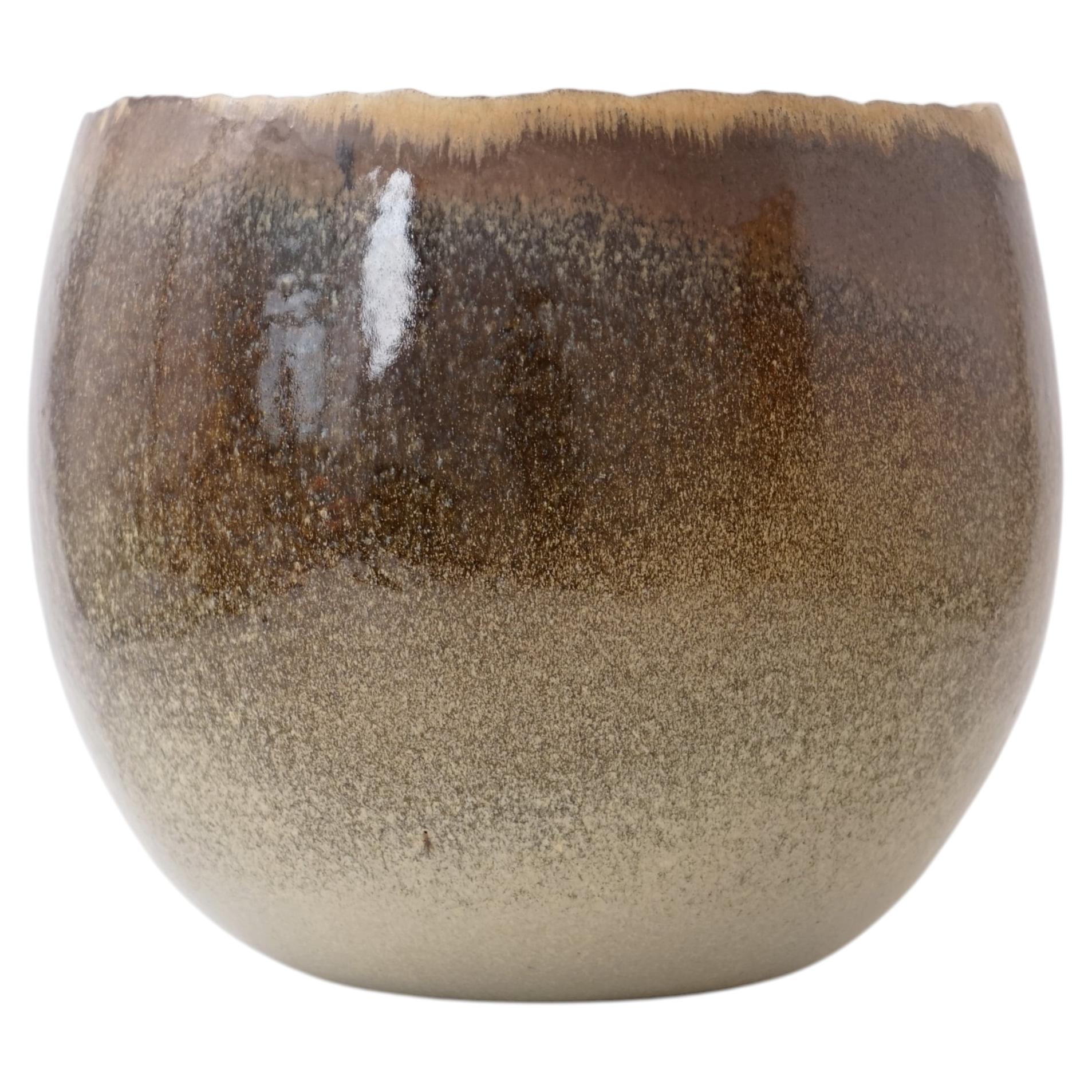 Large Mid Century Modern Studio Ceramic Bowl by Sabine Jeck