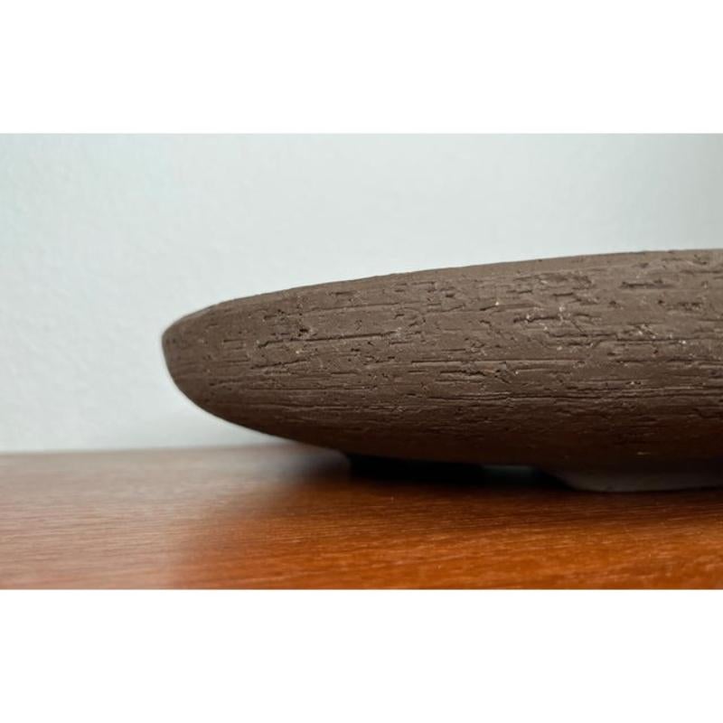 Gran cuenco de cerámica Studio Pottery moderna de mediados de siglo, años 60 en venta 5