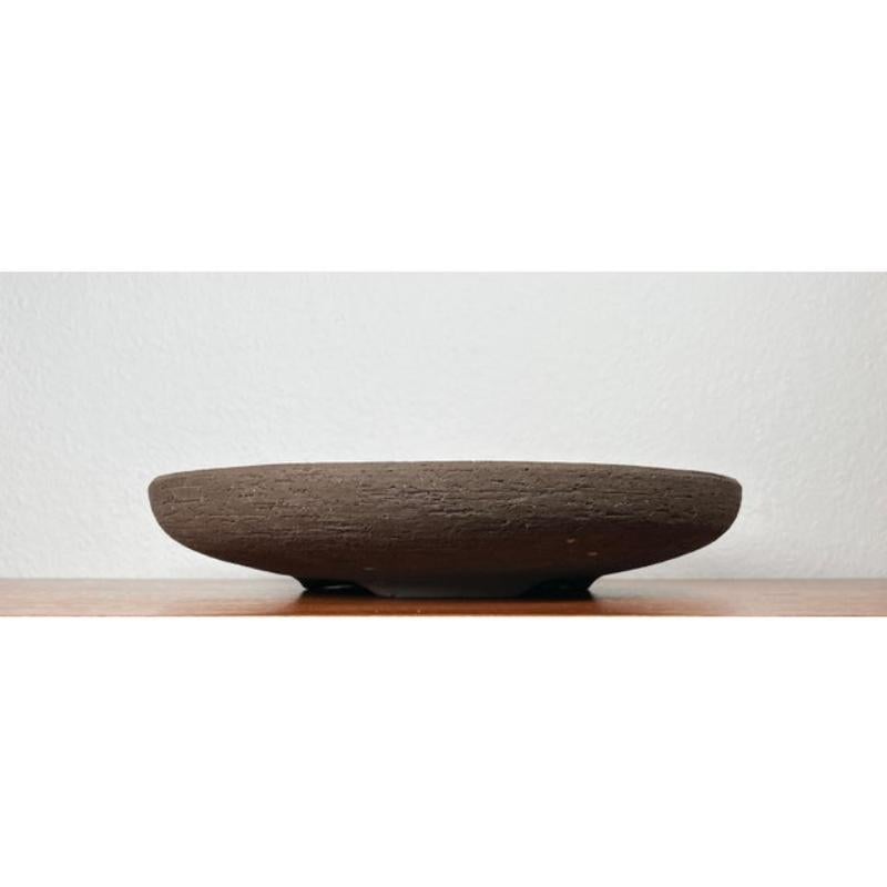 Gran cuenco de cerámica Studio Pottery moderna de mediados de siglo, años 60 en venta 7
