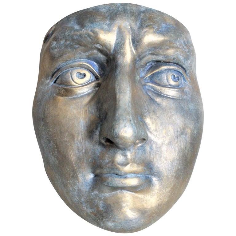 Large MidCentury Modern Styled Face Wall Hanging or Sculpture For Sale