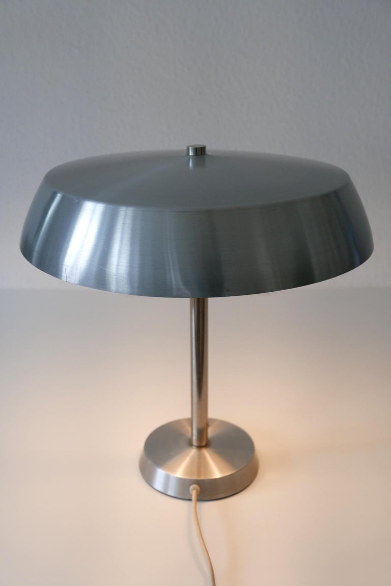 Steel Large Mid-Century Modern Table Lamp by SIS, 19760s, Germany For Sale