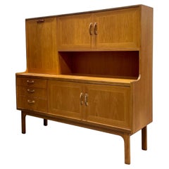 LARGE Mid Century Modern Teak China Cabinet / SIDEBOARD by G-Plan, c. 1960’s