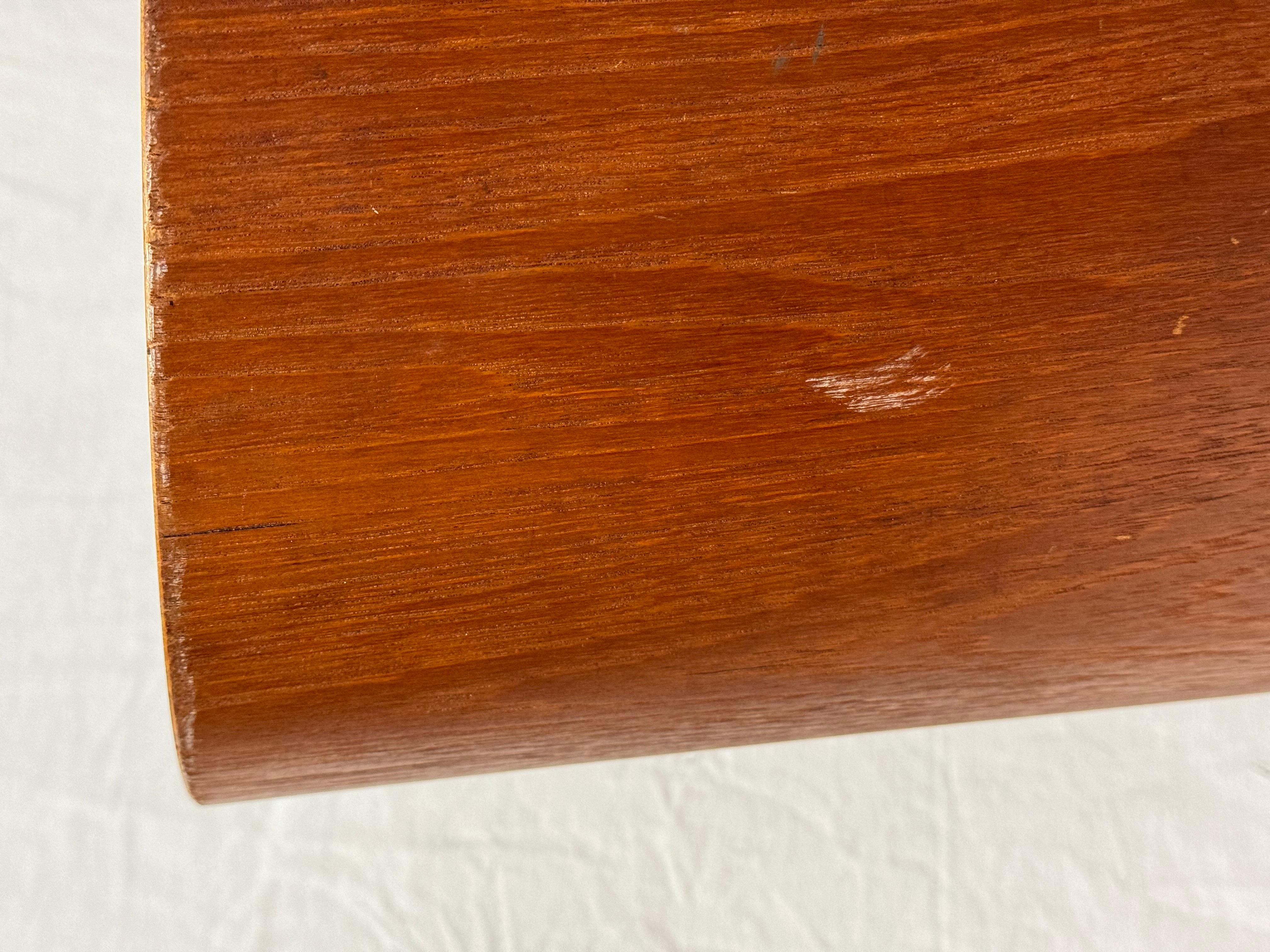 Großer moderner Papierbehälter aus Teakholz von Martin Aberg für Servex, Mid-Century Modern im Angebot 6