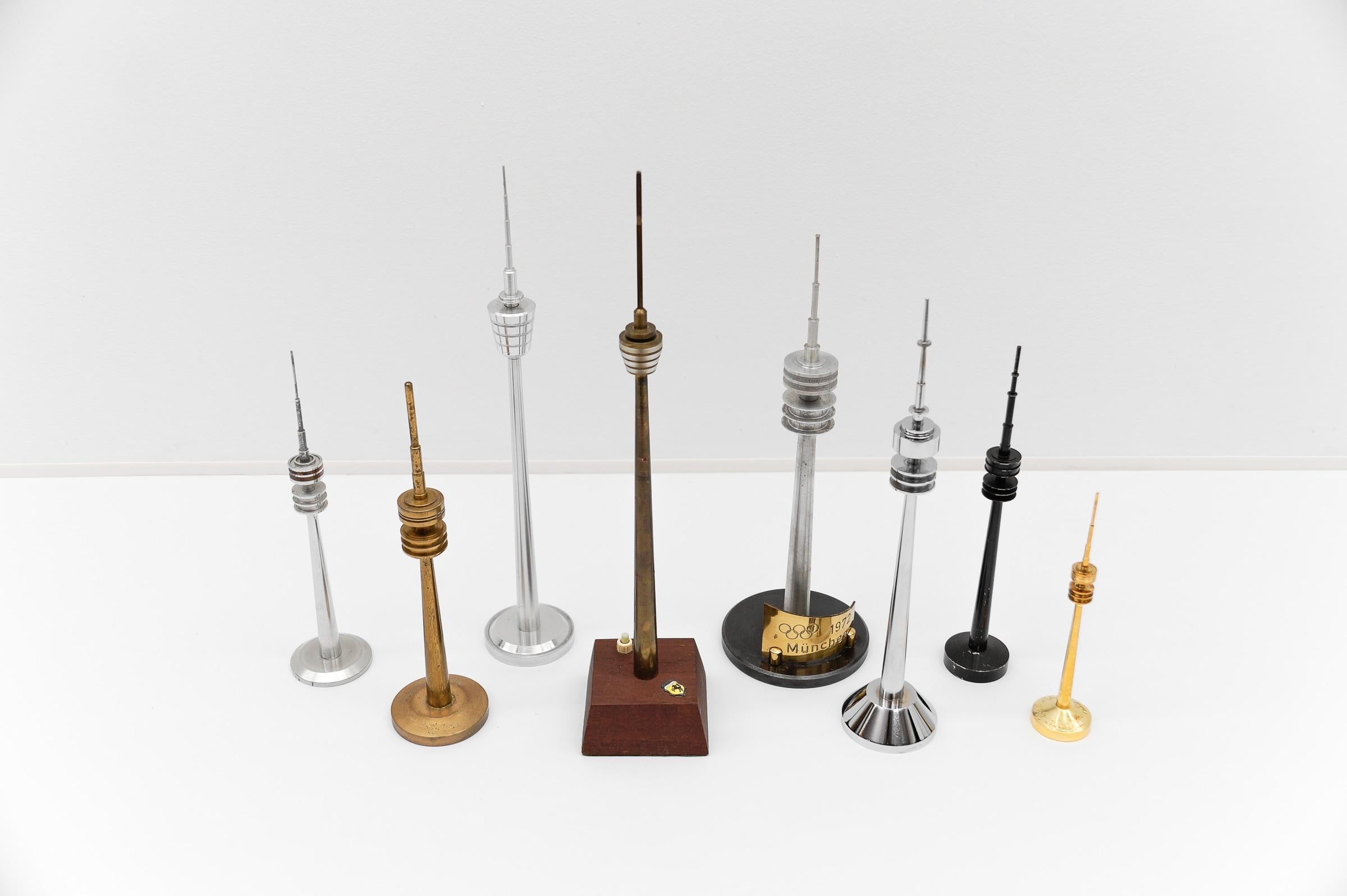 Grande collection de 8 tours de télévision The Modernity du milieu du siècle, 1970 / 1980 Allemagne en vente 7