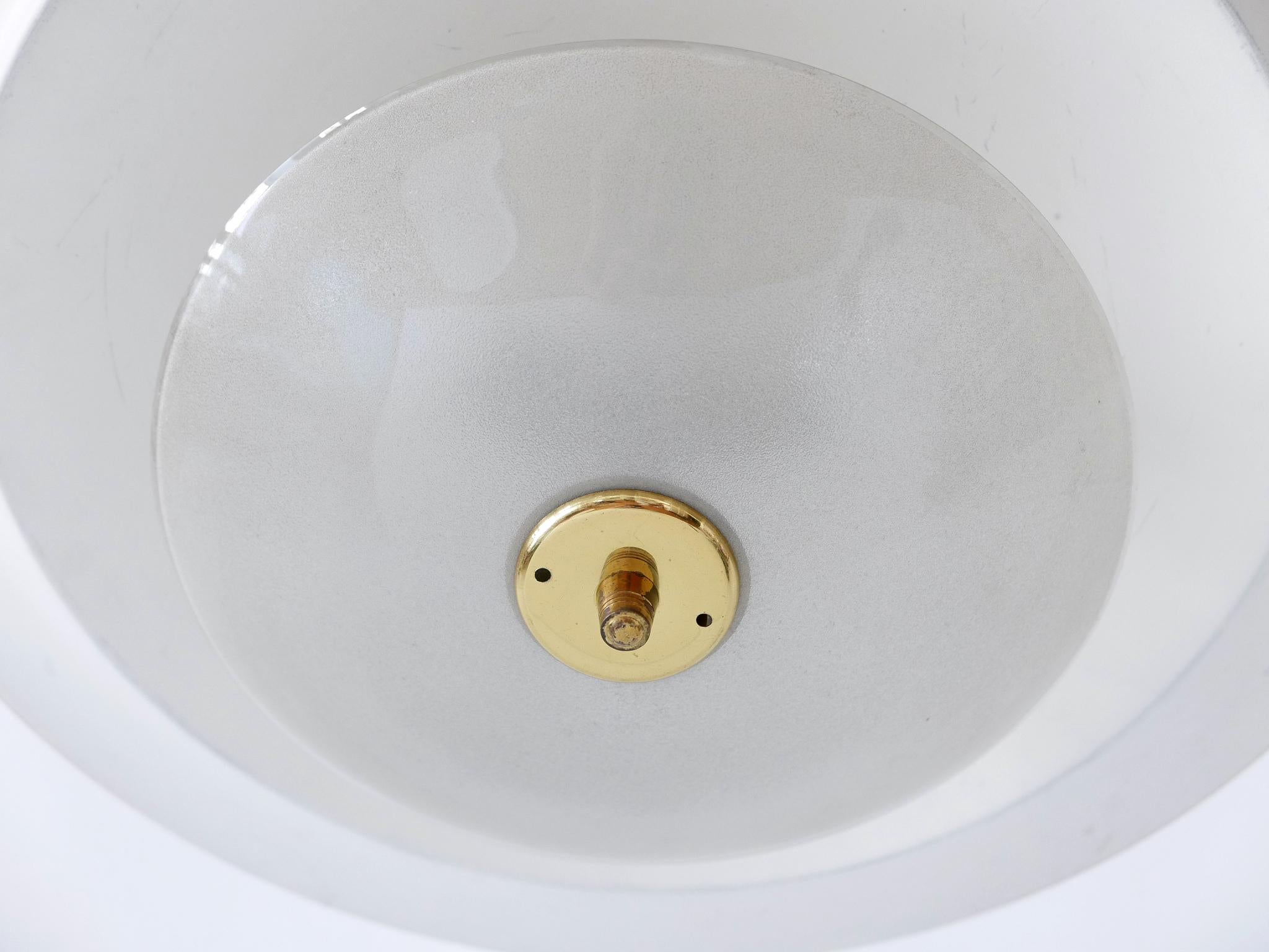 Grande lampada a soffitto o a sospensione 'Ufo' della modernità di metà secolo, Germania, anni '50 № 1 in vendita 11