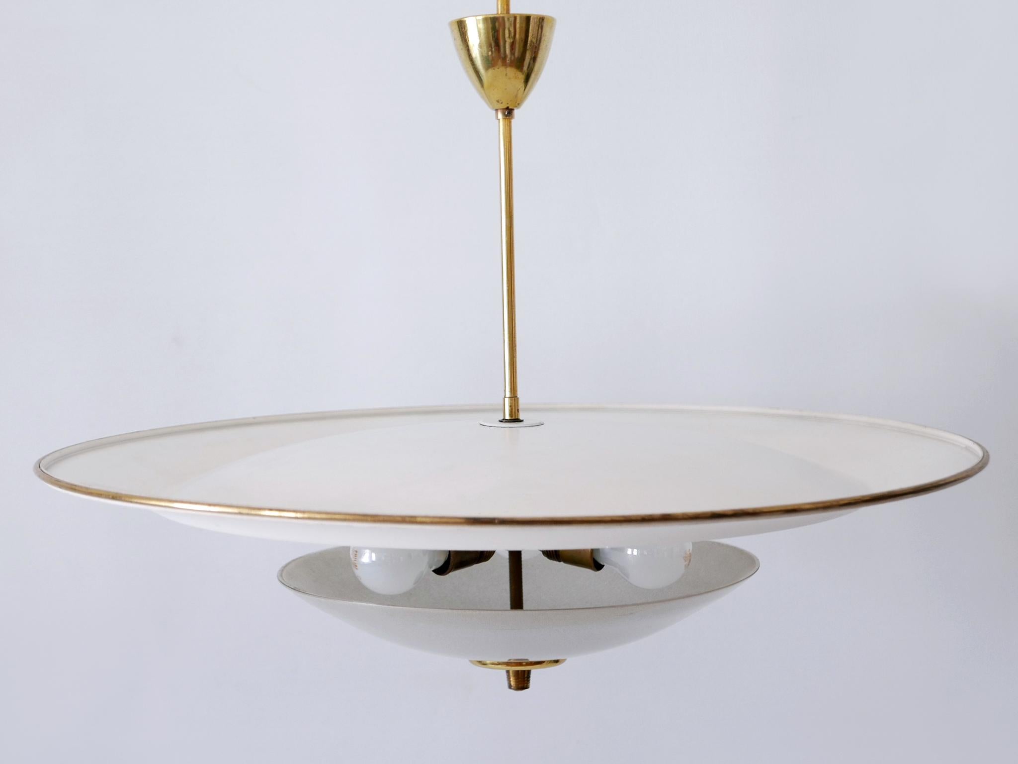 Mid-Century moderno Grande lampada a soffitto o a sospensione 'Ufo' della modernità di metà secolo, Germania, anni '50 № 1 in vendita