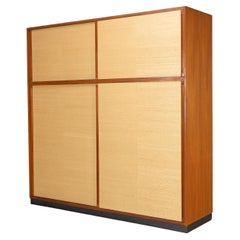 Grande armoire moderne du milieu du siècle dernier de Dieter Waeckerlin, Behr 1958, teck