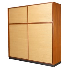 Vintage Large Mid-Century Modern Wardrobe by Dieter Waeckerlin, Behr 1958, Teak 