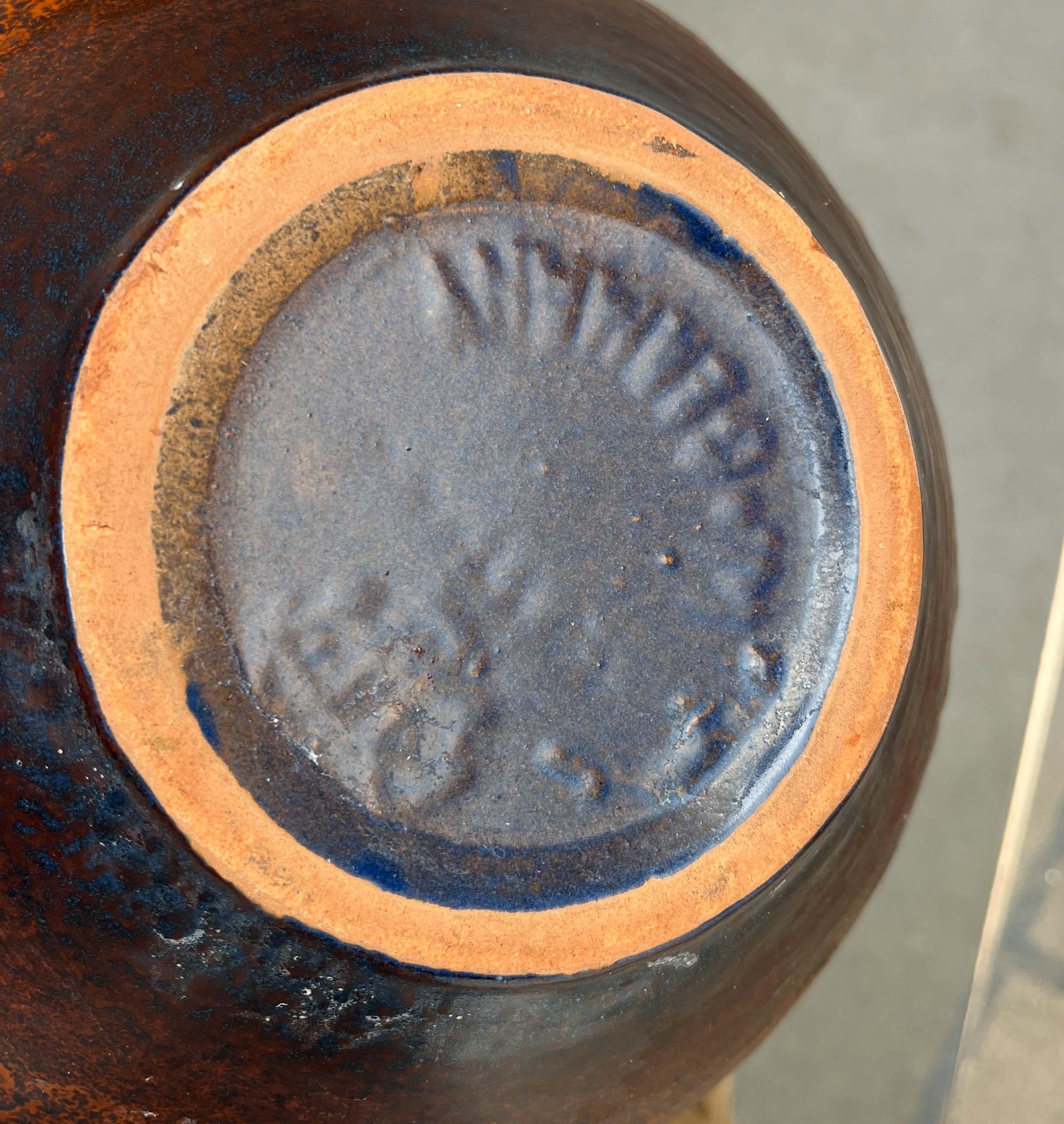Grande vaso da terra in West German Pottery della metà del secolo scorso di Carstens Tönnieshof in vendita 8