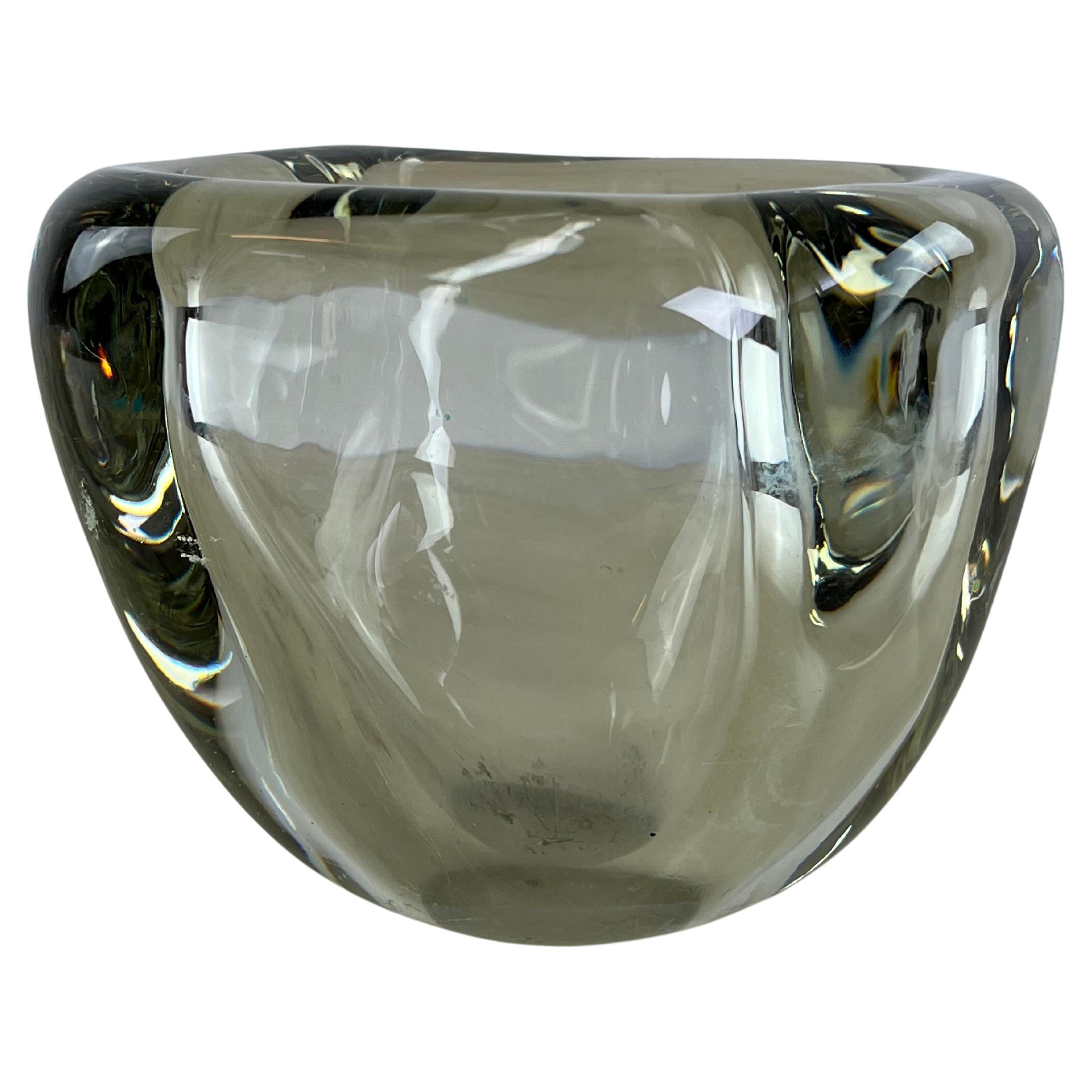 Large Mid-Century Murano Glass Ashtray  Italian Design 1960s For Sale