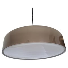 Large Mid Century Murano Glass Ceiling Lamp, Italy 80s
