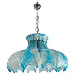 Large Mid-Century Murano Glass Chandelier By Carlo Nason For Mazzega 1960s