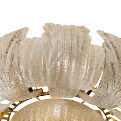 Large Mid-Century Murano Glass Light Fixture