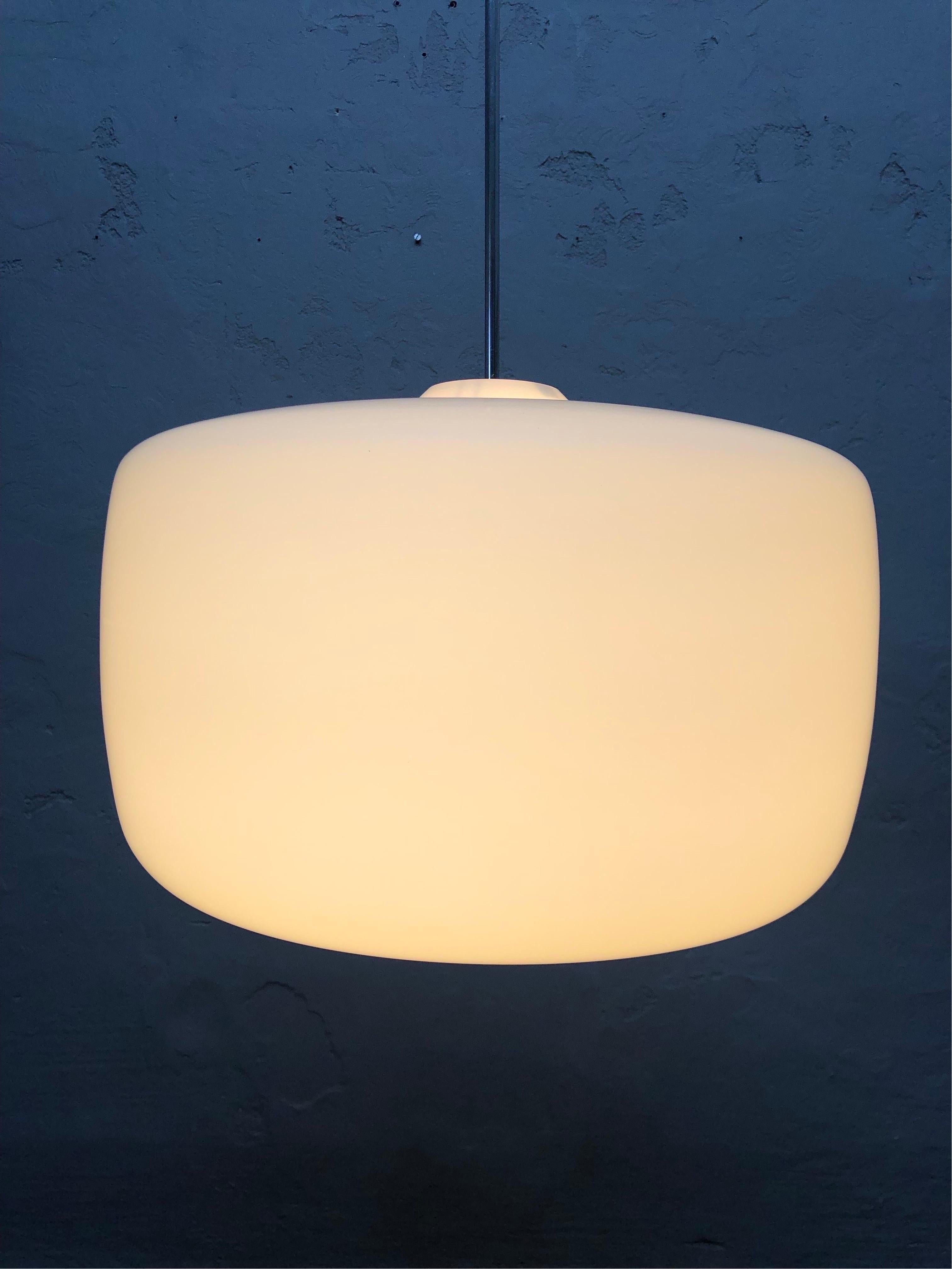 Mid-Century Modern Large Mid Century Opaline Glass Shades For Sale