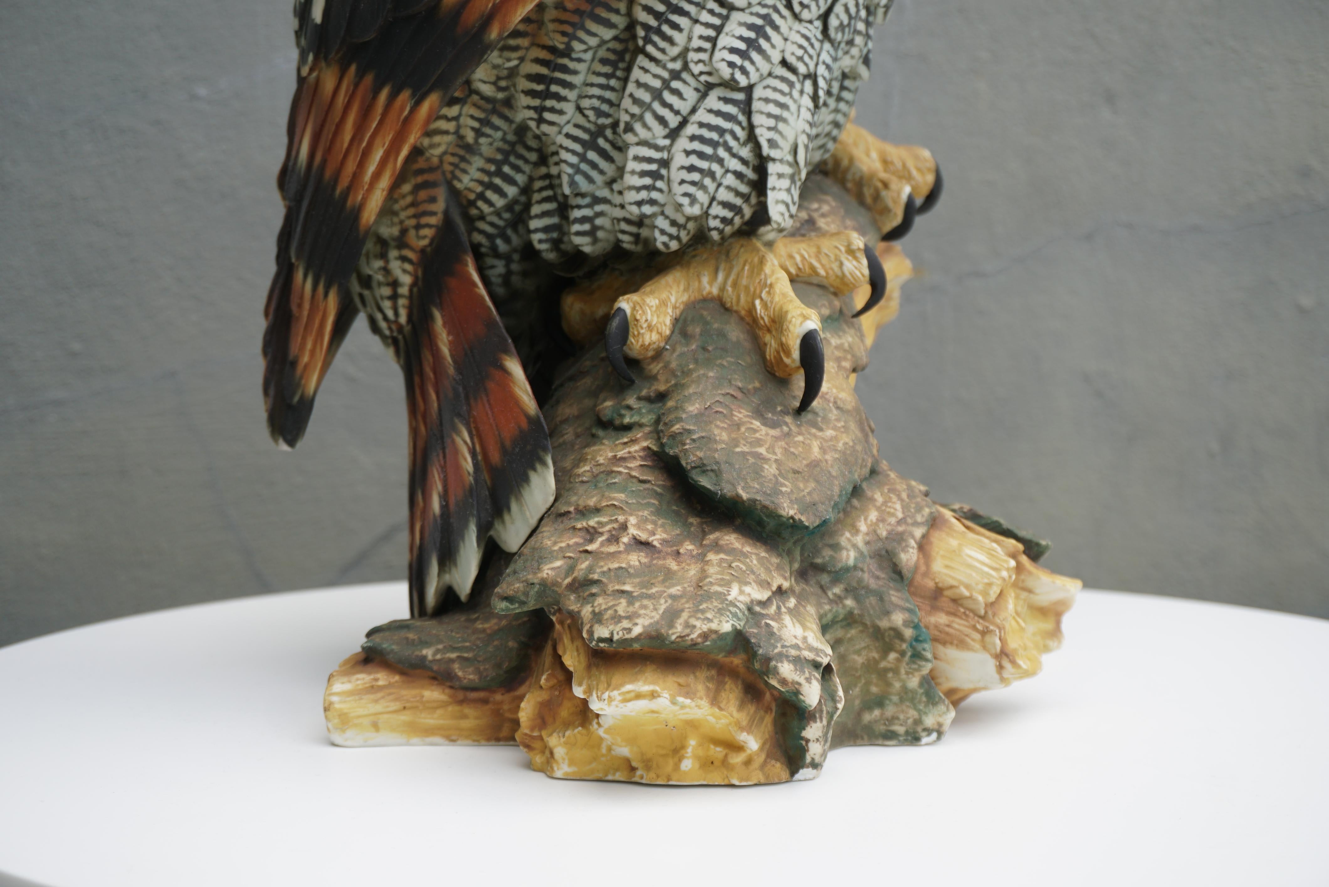 Large Mid-Century Owl Sculpture  For Sale 12