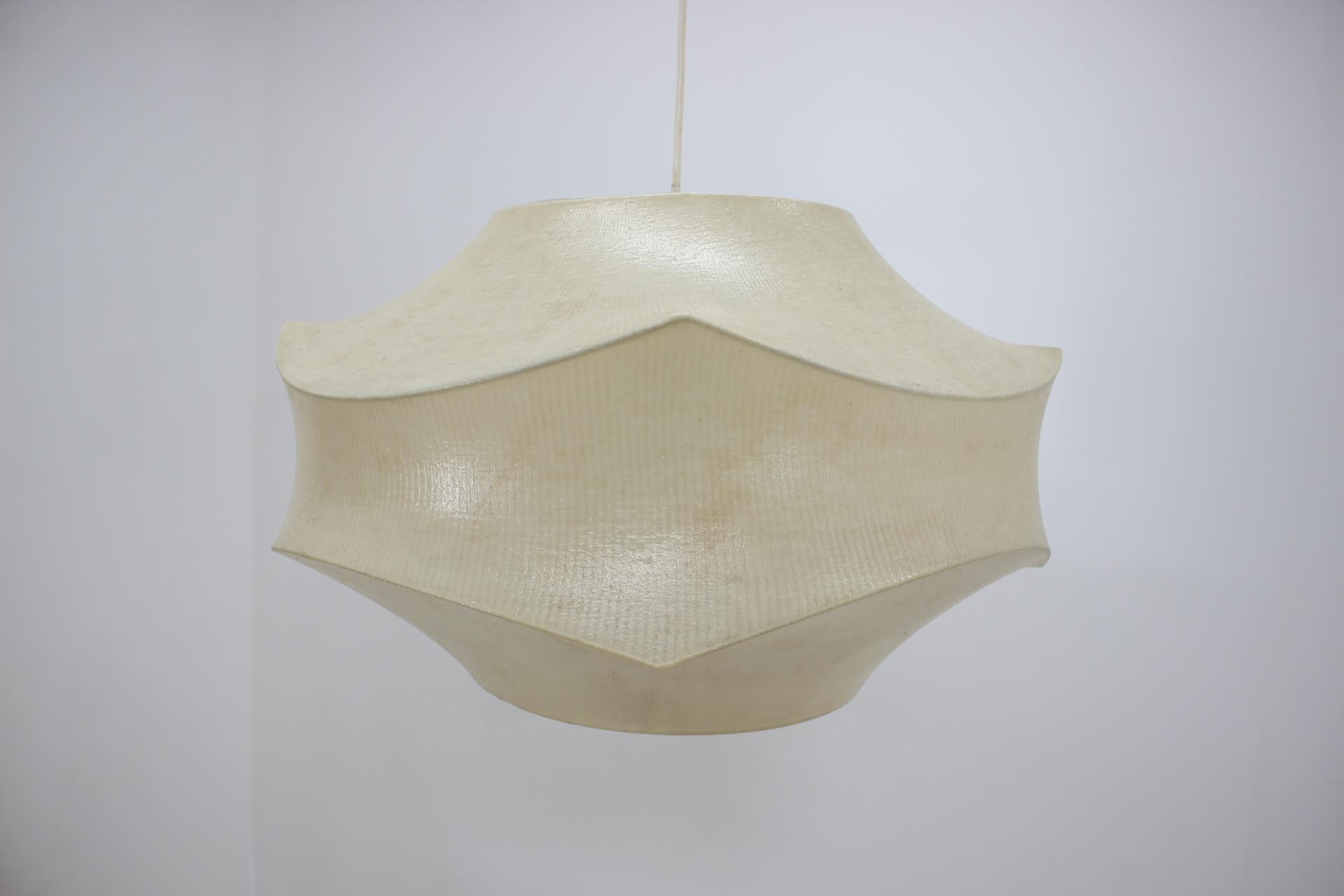 Mid-20th Century Large Midcentury Pendant Cocoon Designed by Achille Castiglioni, Italy, 1960s