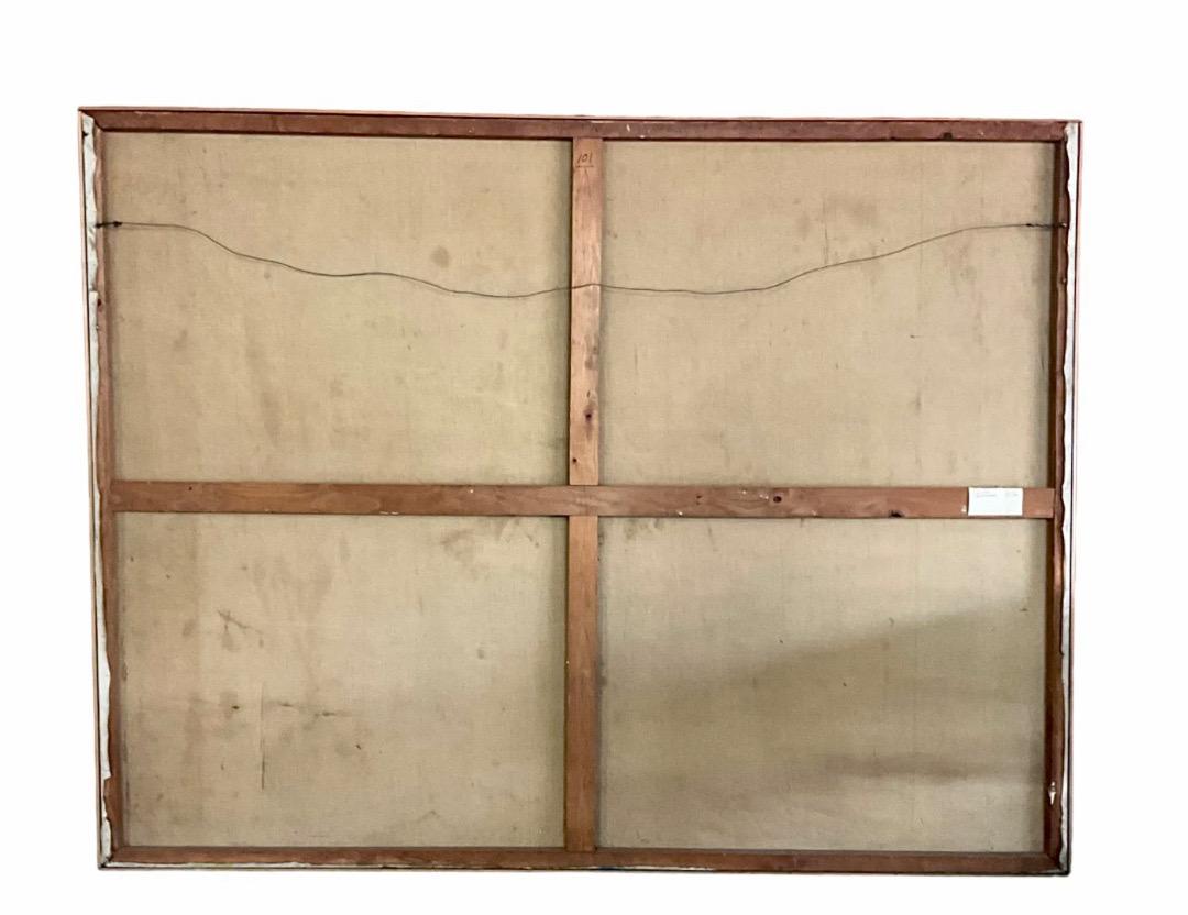 Große Mitte des Jahrhunderts Pennerton West Vintage By Ölgemälde (20. Jahrhundert) im Angebot