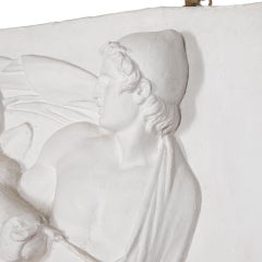 Grande suspension en plâtre du milieu du siècle