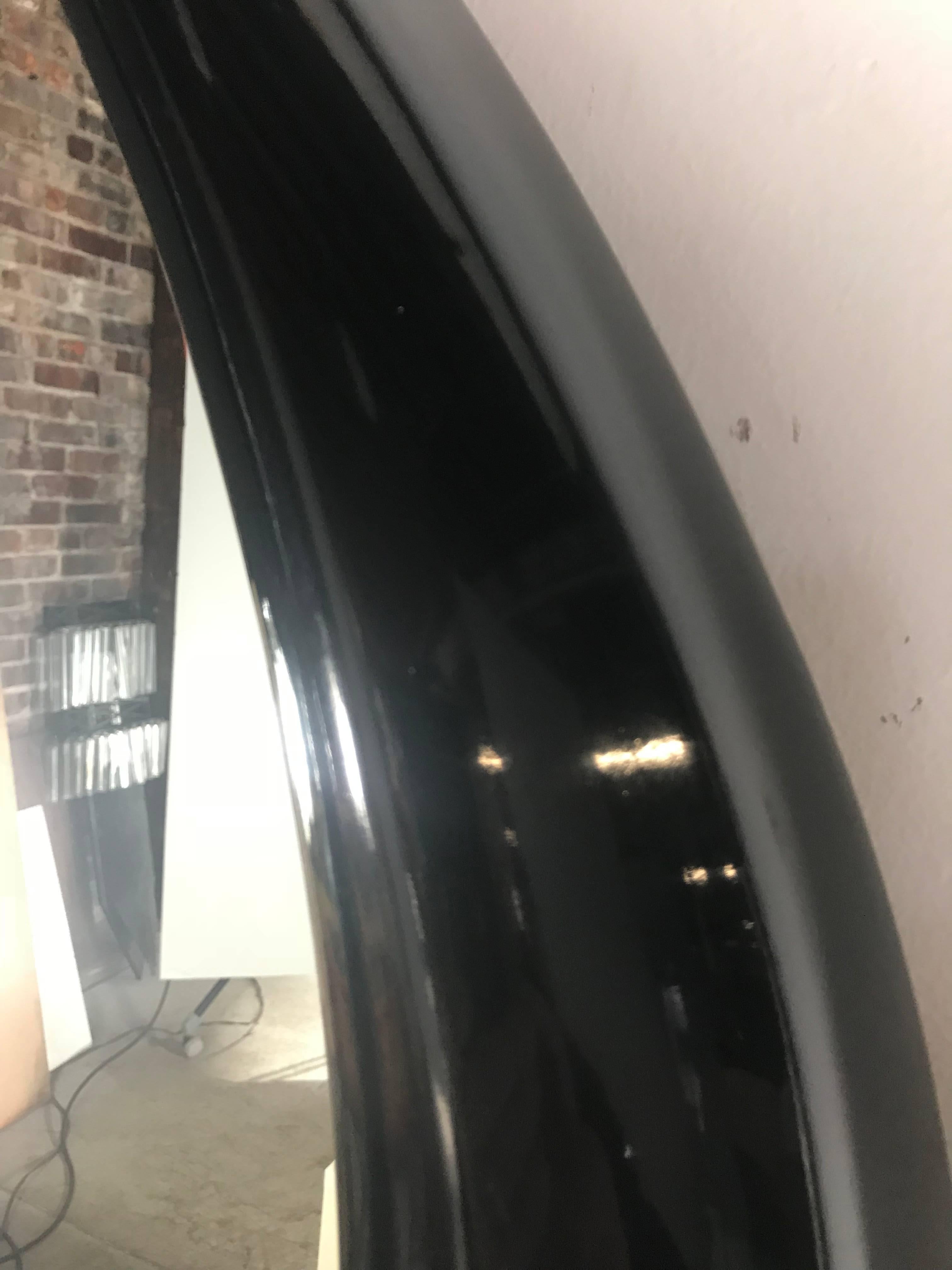 large teardrop mirror