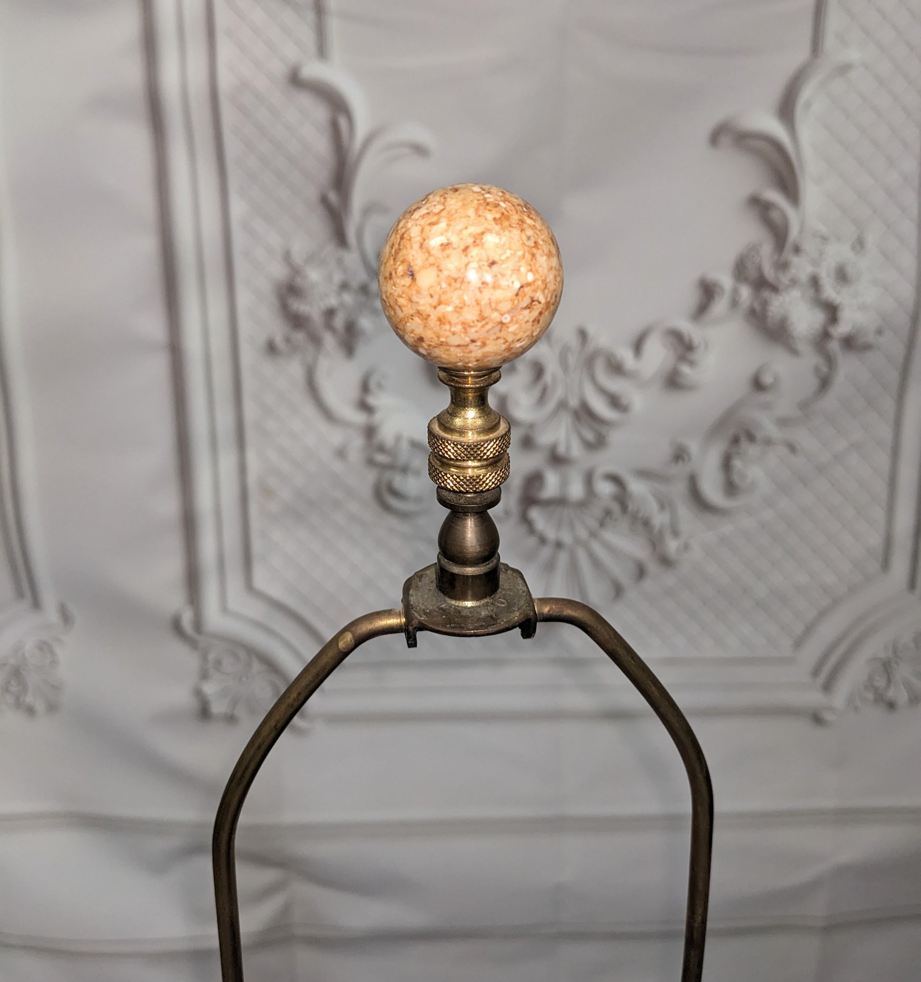 Große Mid Century Pottery Lampe im Angebot 3