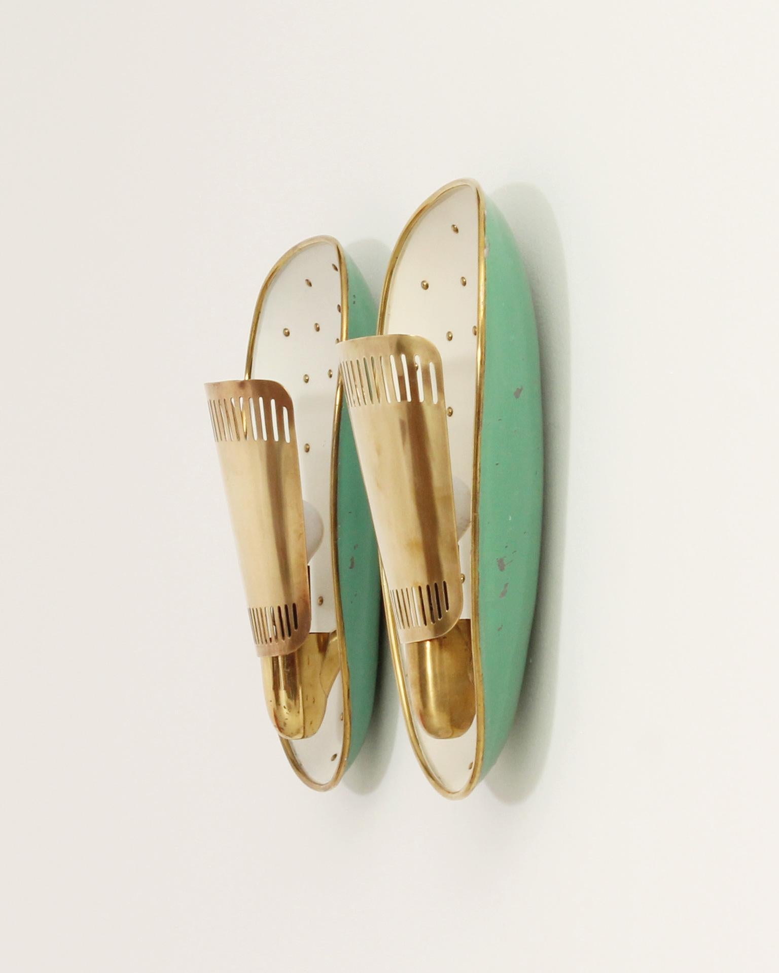 Large Mid-century Sconce Attributed to Hillebrand, Germany, 1950's en vente 5